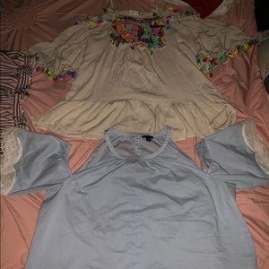 The cream top. Selling because it doesn’t fit anymore.